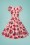 Vixen by Micheline Pitt - Vanity Fair Swing-Kleid in Vintage-Rosen 7