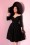 Vixen by Micheline Pitt - 50s Starlet Swing Dress in Black