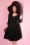 Vixen by Micheline Pitt - 50s Starlet Swing Dress in Black 2