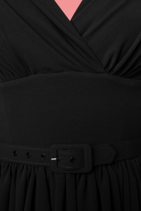 Vixen by Micheline Pitt - 50s Starlet Swing Dress in Black 7