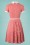 Marmalade-Shop by Magdalena Sokolowska - Jersey Polkadot Flared Dress Années 60 en Rouge et Blanc 4