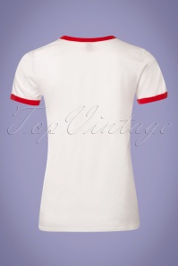 Wax Poetic - Hey Sailor T-Shirt Années 50 en Blanc 3