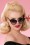 Collectif Clothing - 50s Flirty Jess Sunglasses in Black