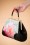 Woody Ellen - Idda Floral Retro Handtasche in Hellblau 3