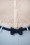 Tatyana - Cute Bow Belt Années 50 en Bleu Marine 3