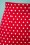 Dolly and Dotty - Falda Polkadot Pencil Skirt Années 50 en Rouge 3