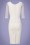 Steady Clothing - Abigail Special Occasion Diva Pencil Dress in Off White 5