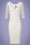 Steady Clothing - Abigail Special Occasion Diva Pencil Dress in Off White