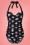 Belsira - 50s Adeline Anchor Swimsuit in Black 5