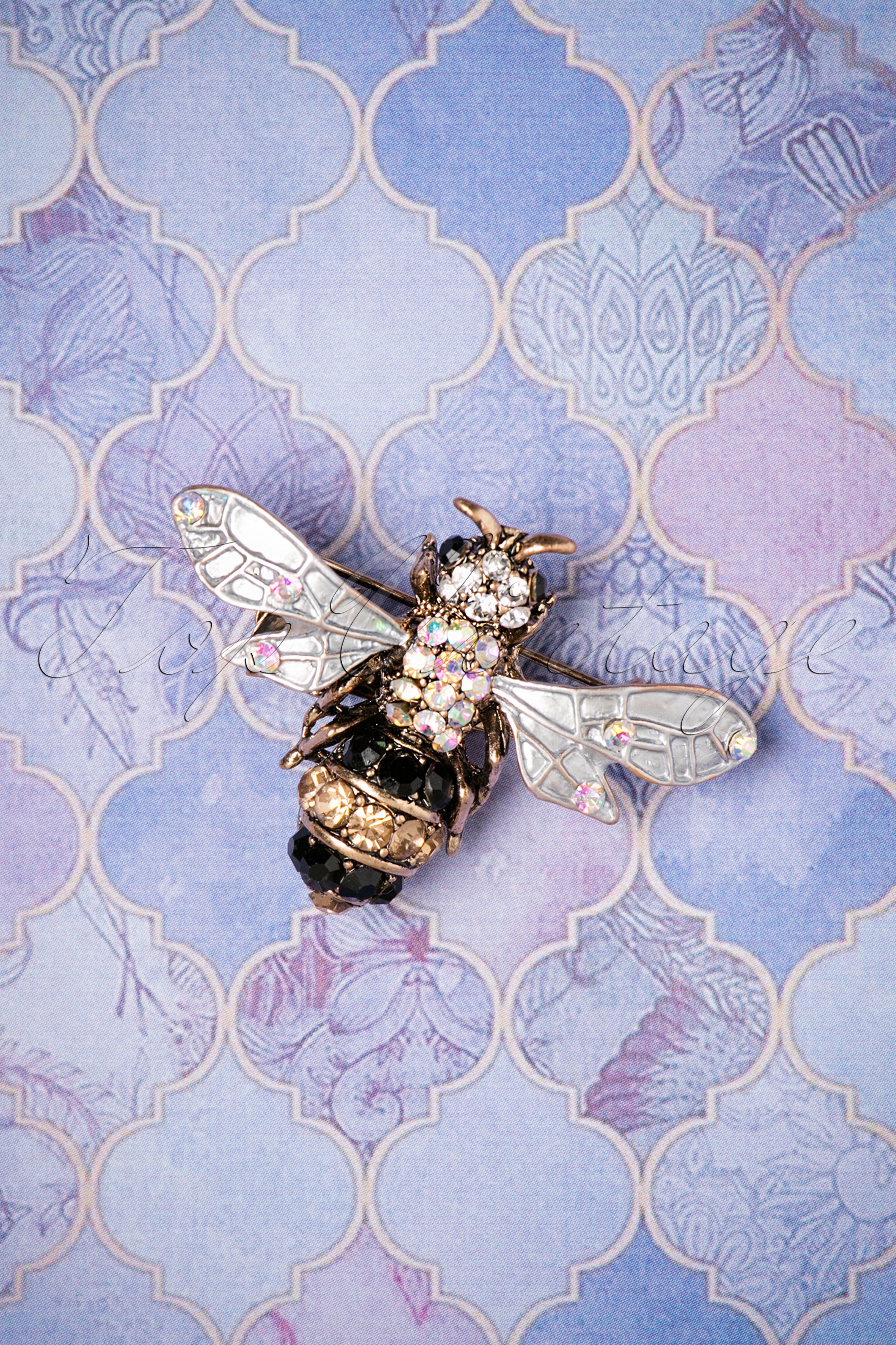 Foxy - De Buzzy Bee Hair Clip-broche in goud