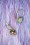 Lovely - Kussen gesneden vintage oorbellen in Pacific Opal 3