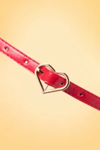 Banned Retro - 50s My Heart Belt in Red 2