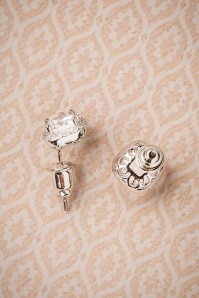  - 50s Concetta Sparkling Earstuds in Silver 3