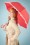  - Eloise gestippelde paraplu in rood