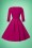 Glamour Bunny - 50s Serena Swing Dress in Berry 8