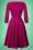 Glamour Bunny - 50s Serena Swing Dress in Berry 7