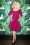 Glamour Bunny - Serena Swing Dress Années 50 en Rose Framboise 3