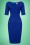 Glamour Bunny - Faith Pencil Dress Années 50 en Bleu Royal  3