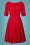 Glamour Bunny - 50s Faith Swing Dress in Red 6
