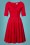 Glamour Bunny - 50s Faith Swing Dress in Red 3