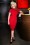 Glamour Bunny Lucy Pencil Dress in Red 25754 20180625 0008W