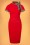 Glamour Bunny Lucy Pencil Dress in Red 25754 20180625 0003W