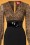 Glamour Bunny - 60s Margot Pencil Dress in Leopard and Black 4