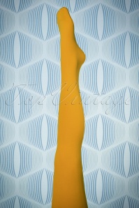 King Louie - 60s Penelope Tights in Sunset Yellow