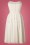 Steady Clothing - 50s Winnie Special Occasion Strapless Gown in Off White 4
