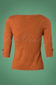 Banned Retro - 50s Addicted Sweater in Brown 3