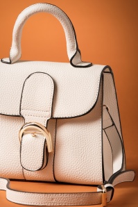 La Parisienne - 50s Ultimate Sophistication Handbag in White 2