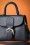 La Parisienne - Ultimate Sophistication Handbag Années 50 en Bleu Marine 2