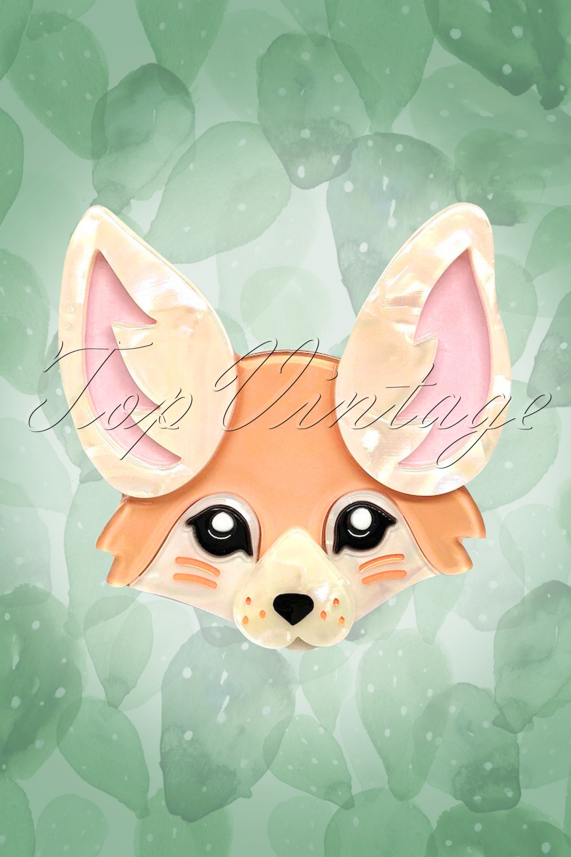 Erstwilder - TopVintage exclusief ~ Finnicky Fennec Fox broche