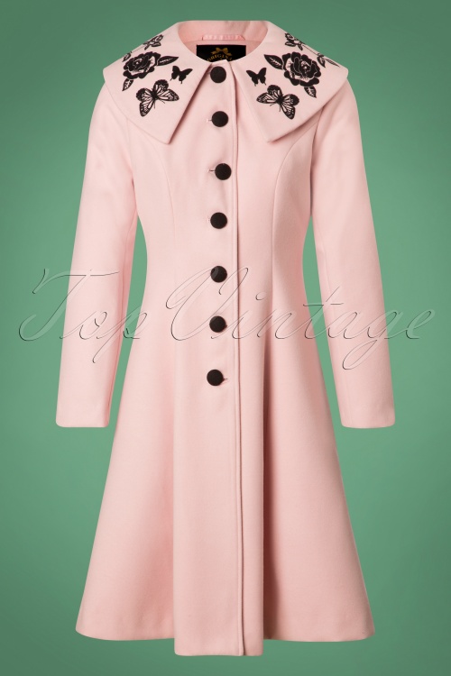 Bunny - 50s Hermione Coat in Pink 2