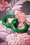 TopVintage Exclusive ~ 40s Forest Heavy Carve Hoop Earrings in Green