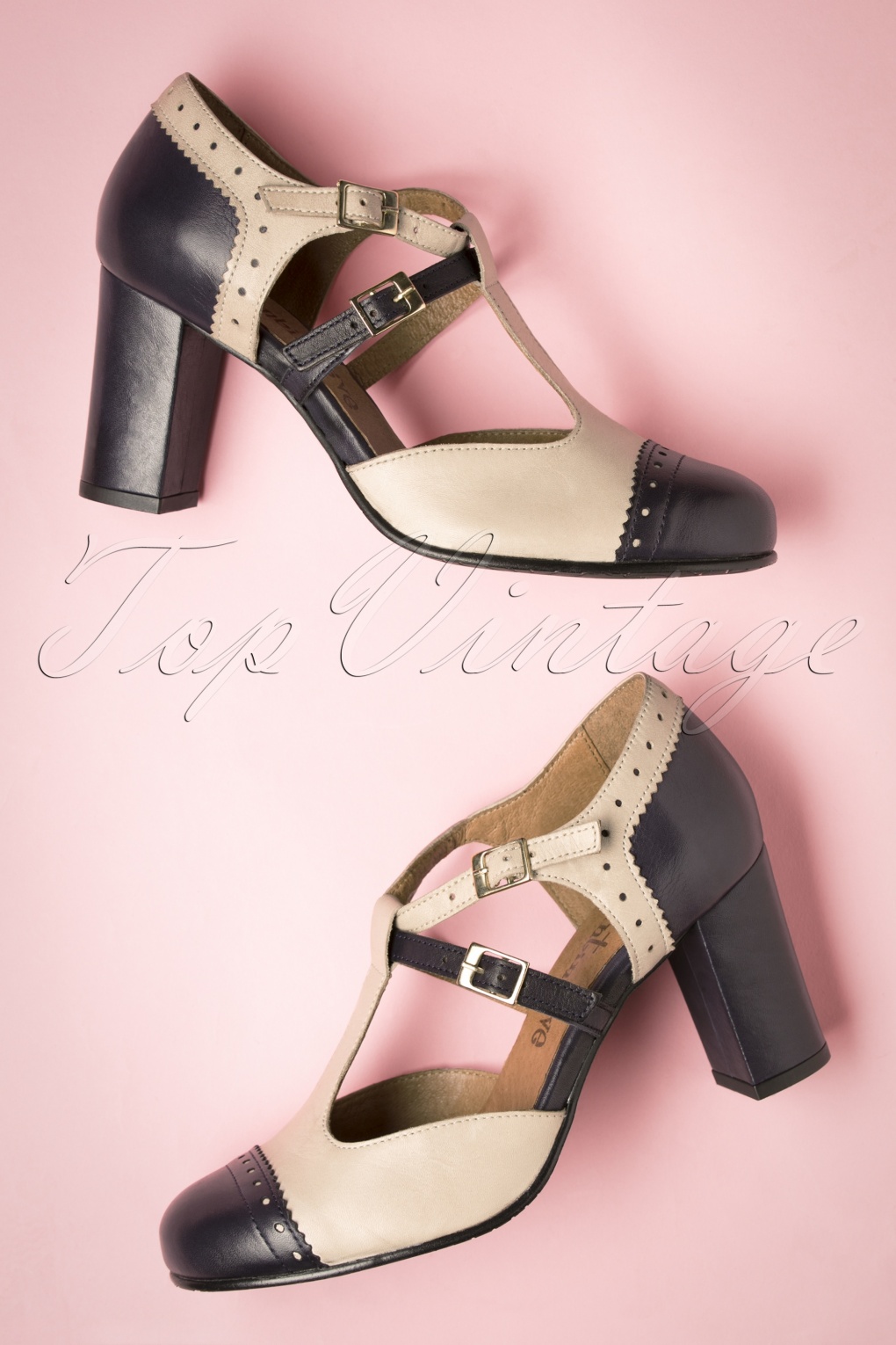 beige t strap pumps