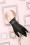 Amici - 50s Lorena Wool Gloves in Black  2