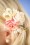 Lovely - Haarclip met bloemen en parels in crème en roze 2