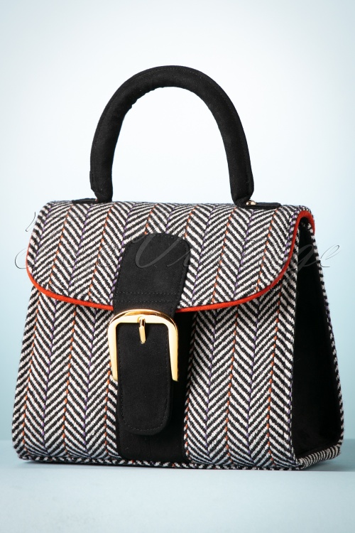 Ruby Shoo - 60s Riva Handbag in Tweed 3