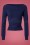 Banned Violetta Knitted Top in Night Blue 26260 20180718 0002W