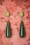 60s Jayne Earrings in Green