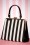 Lola Ramona - 50s Inez Heritage Handbag in Black and White 4