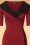 Vintage Diva  - Das Greta Pencil Dress in Rot und Schwarz Gingham 5