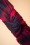 Darling Divine - 50s Tartan Hairband in Red and Navy 2