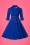 Glamour Bunny - Lorelei Swing Dress Années 50 en Bleu Roi 4