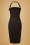 Glamour Bunny - 50s Candy Pencil Dress in Black 8