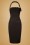 Glamour Bunny - 50s Candy Pencil Dress in Black 5