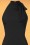 Glamour Bunny - 50s Ivy Pencil Dress in Black 4