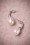 Darling Divine - 50s Sparkly Pearl Earrings in Cream 3