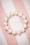 Darling Divine - Betty Big Pearl-armband in crème